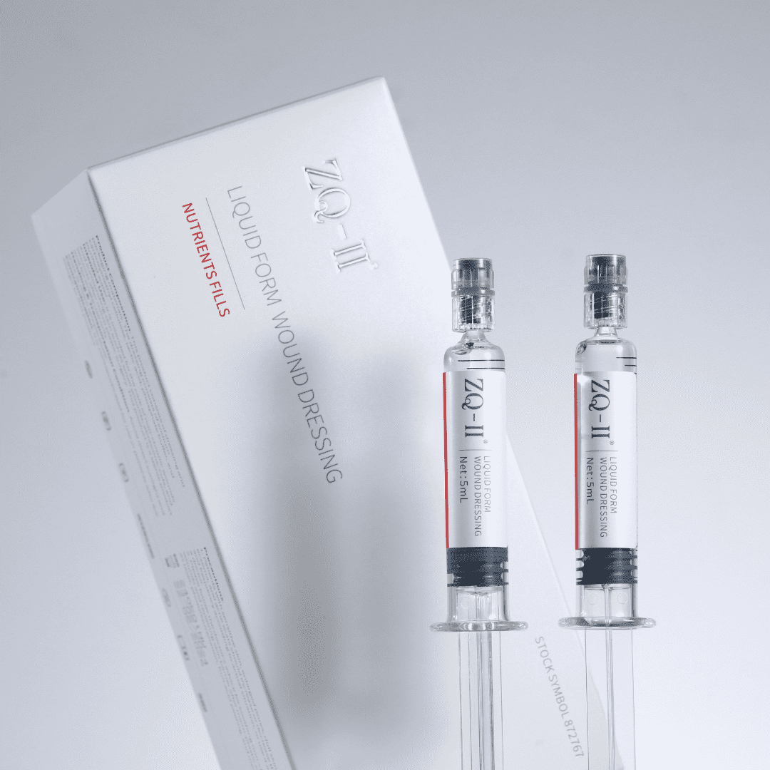 Proč se zdá, že výplň živin ZQ-II PLLA se jeví průsvitné, zatímco surovina PLLA je bílá?