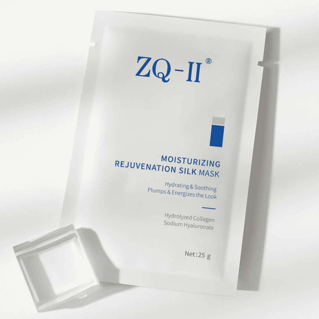 ZQ-II zvlhčující omlazující hedvábná maska: lehká hydratace a uklidňující péče o všechny typy pleti